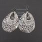 Indian Hollow Out Multi-layer Big Water Drop Earrings Ladies Earrings