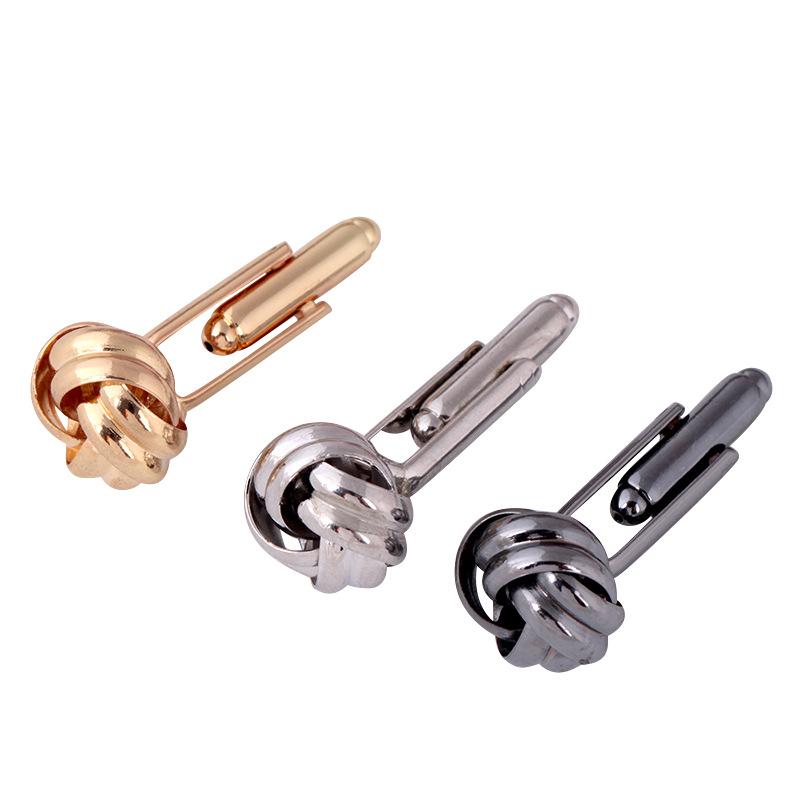 Men's Elegant Cufflinks Twist French Shirt Sleeve Nail Pattern Cufflinks Jewelry
