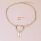 Jewelry Exaggerated Hollow Peach Heart Hollow Cross Virgin Mary Pendant Necklace Female