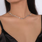 N1445 Minority Simple Temperament Claw Chain Necklace Ladies Clavicle Necklace Choker Rhinestone Light Luxury Necklace