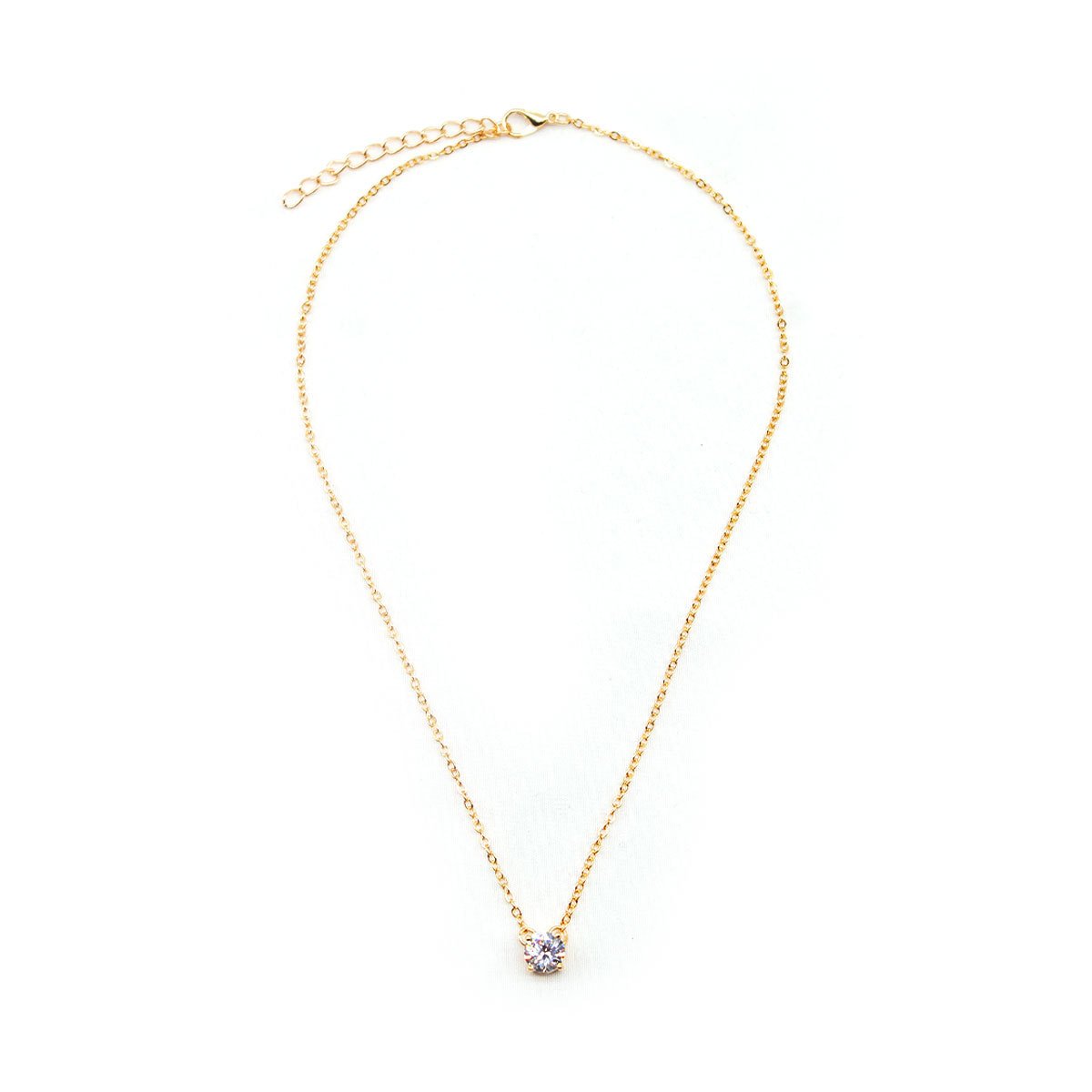 Necklace Fashion Simple Ladies Clothing Accessories Trendy Versatile Zircon Clavicle Chain