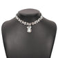 Jewelry Full Diamond Geometric Exaggerated Night Sexy Necklace Rhinestone Tassel Personality Internet Celebrity Necklace