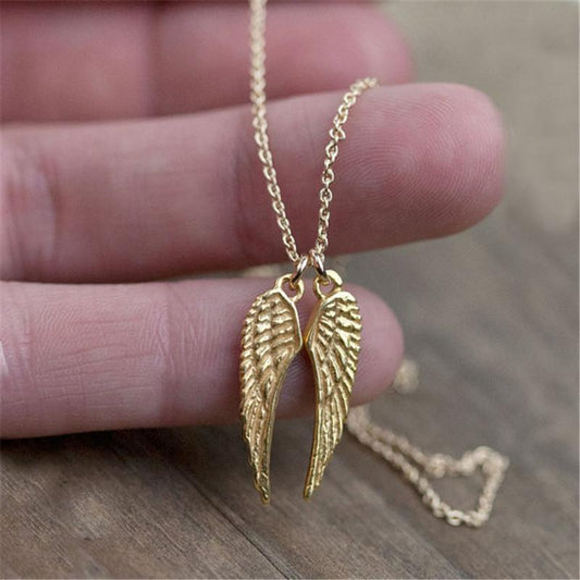 Popular Jewelry, Fashion Simple Angel Wings Necklace Simple Wings Clavicle Chain