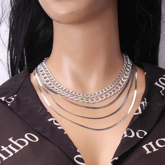 Simple three-dimensional small love necklace double-layer peach heart mirror heart-shaped clavicle chain ins all-match accessories