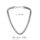 Fashion Snake Keel Silver Chain Simple Atmosphere Versatile Retro Punk Men's Trend Necklace