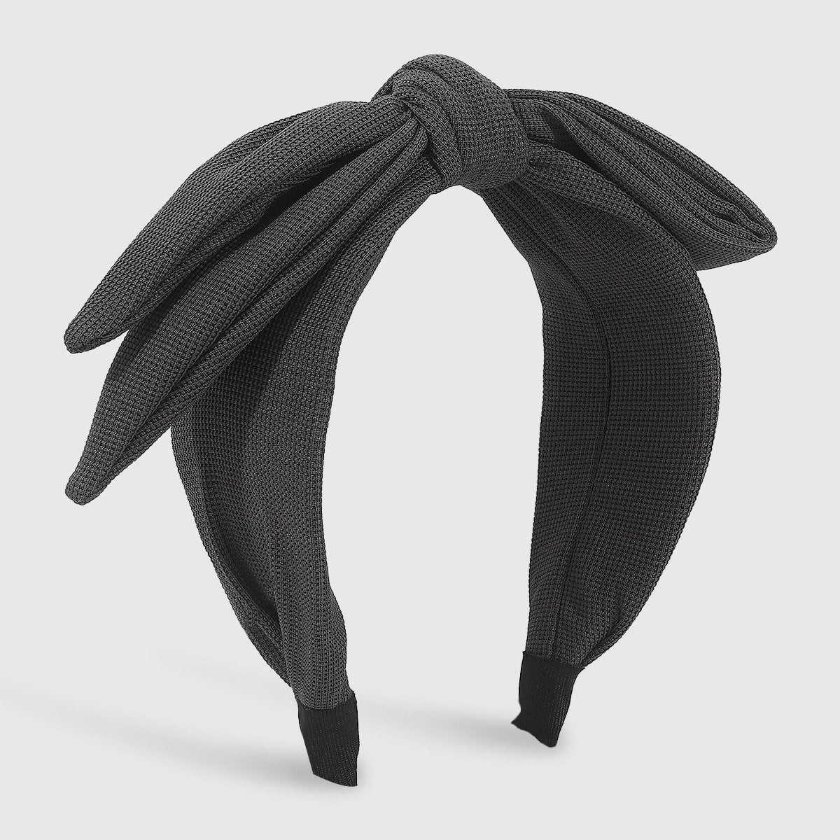 F5232 French retro exaggerated double-layer bow headband fabric retro wide-brimmed knotted net red headband