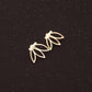 Jewelry Simple Fashion Hollow Lotus Flower Stud Earrings Women's Creative Nail Earrings Earrings