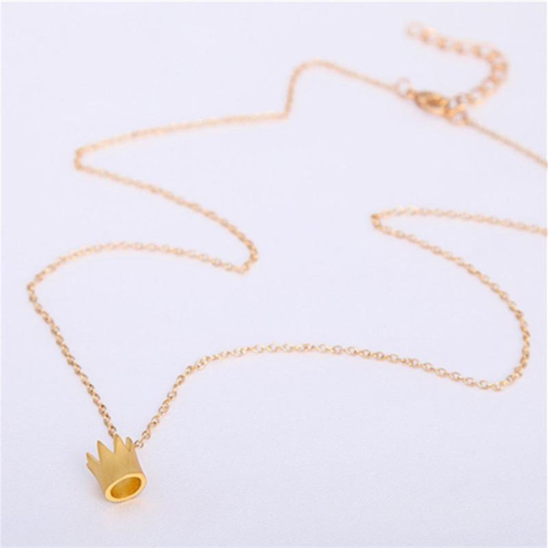 Explosive Jewelry Creative Jewelry Queen's Small Crown Set Chain Clavicle Chain