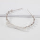 F3445 Glass Diamond Temperament Hair Ornament Bowknot Sweet Fragrance Headband Simple Leather Hairband for Adults