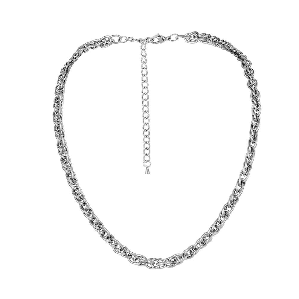 Hip-hop trend men's necklace personality simple fashion jewelry punk simple twist single chain