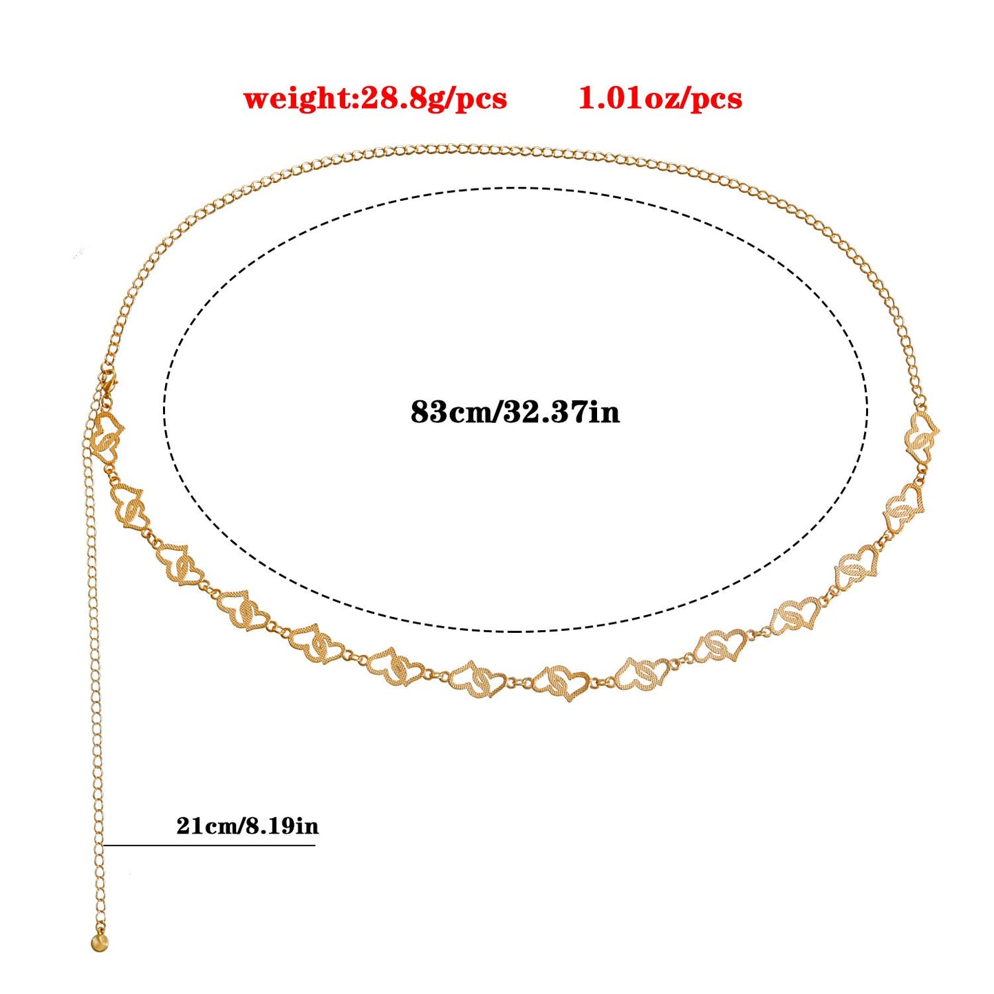 Belly dance jewelry retro single-layer concentric knot waist chain female accessories body chain waistchain