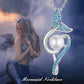Explosive Mermaid Tail Pearl Pendant Necklace Female Niche Design Sense Jewelry Jewelry Gift