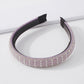 F391 Fashion Temperament Headwear Light Luxury Trend Personality Simple Diamond Inlaid Resin Slim Headband