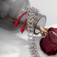 Jewelry Sweet Cool Dark Halloween Red Imitation Crystal Necklace Personality Mesh Chain Necklace