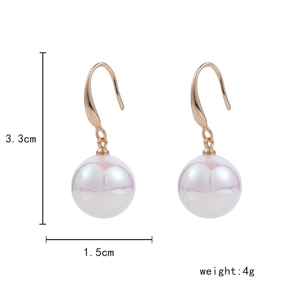Symphony Mermaid Ji Pearl Earrings Young Niche Light Luxury Design Temperament Earrings Earhook Earrings