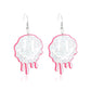 Gothic exaggerated acrylic irregular earrings ins transparent resin smiley face earrings Halloween