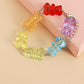 Jewelry ins color diy transparent bear jewelry female bracelet can not be dropped