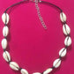 Fashion jewelry non-mainstream personality shell necklace cotton thread female workers wear shell necklace clavicle chain