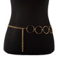 Jewelry Night Trenders Exaggerated Circle Body Chain Ladies Sexy Metal Punk Circle Waist Chain