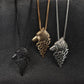 Retro Domineering Wolf Head Necklace Original Fashion Personality Metal Animal Sweater Chain Necklace Can Be Authorized