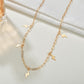 Simple Fashion Lightning Necklace Vintage Clavicle Chain Choker Accessories