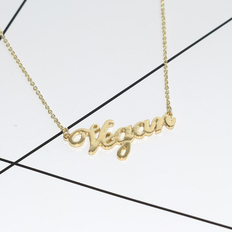 The year's hottest jewelry symbol of vegetarianism Vegan Vegan