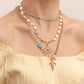 Jewelry Bohemian five-pointed star trend multi-layer devil's eye necklace female elephant trunk accessories
