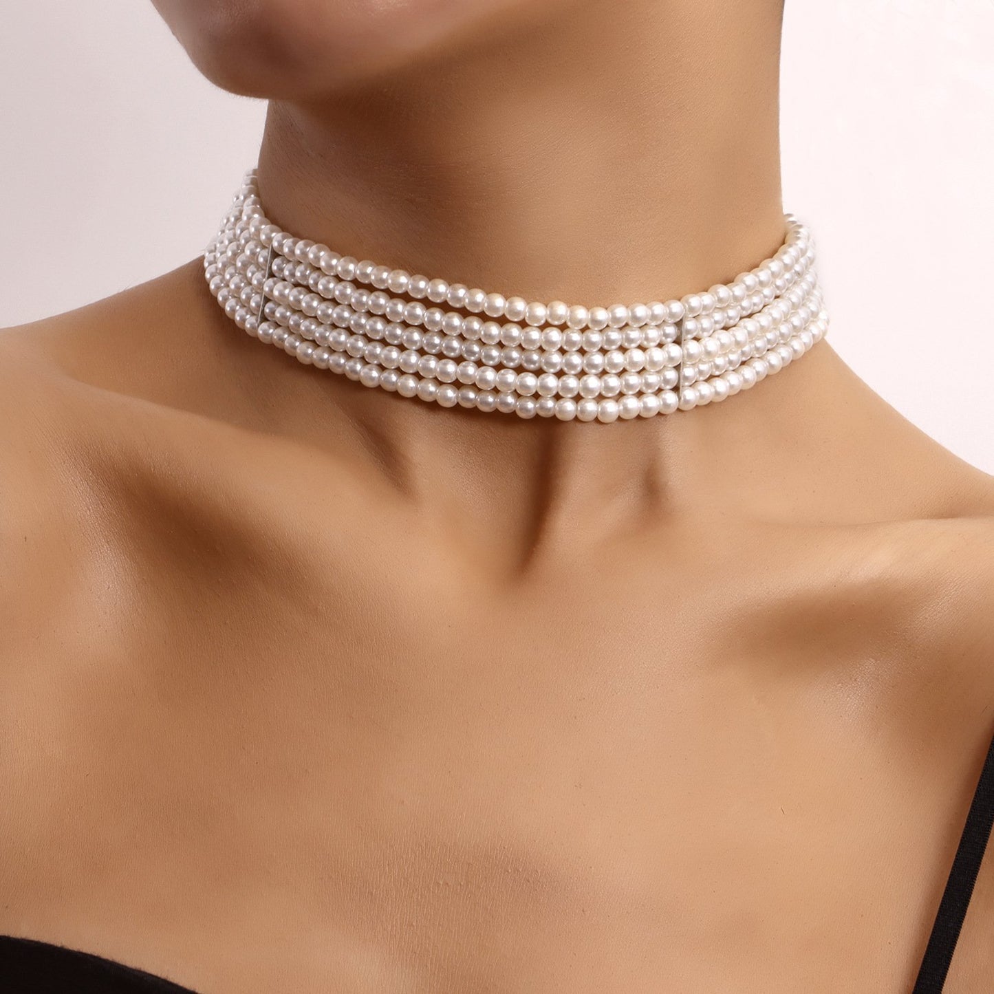 Jewelry Niche Light Luxury White Pearl Necklace Ins Trend Anchor Fairy Temperament Necklace