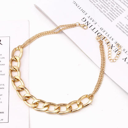 Jewelry niche design sense necklace trend ins cold collarbone neck necklace short necklace