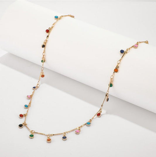 Jewelry Fashion Beautiful Clavicle Chain Star Little Red Book Recommended Diamond Chain Butterfly Choker Necklace