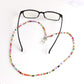 Glasses chain mask hanging chain peach heart imitation pearl trend jewelry decoration non-slip chain