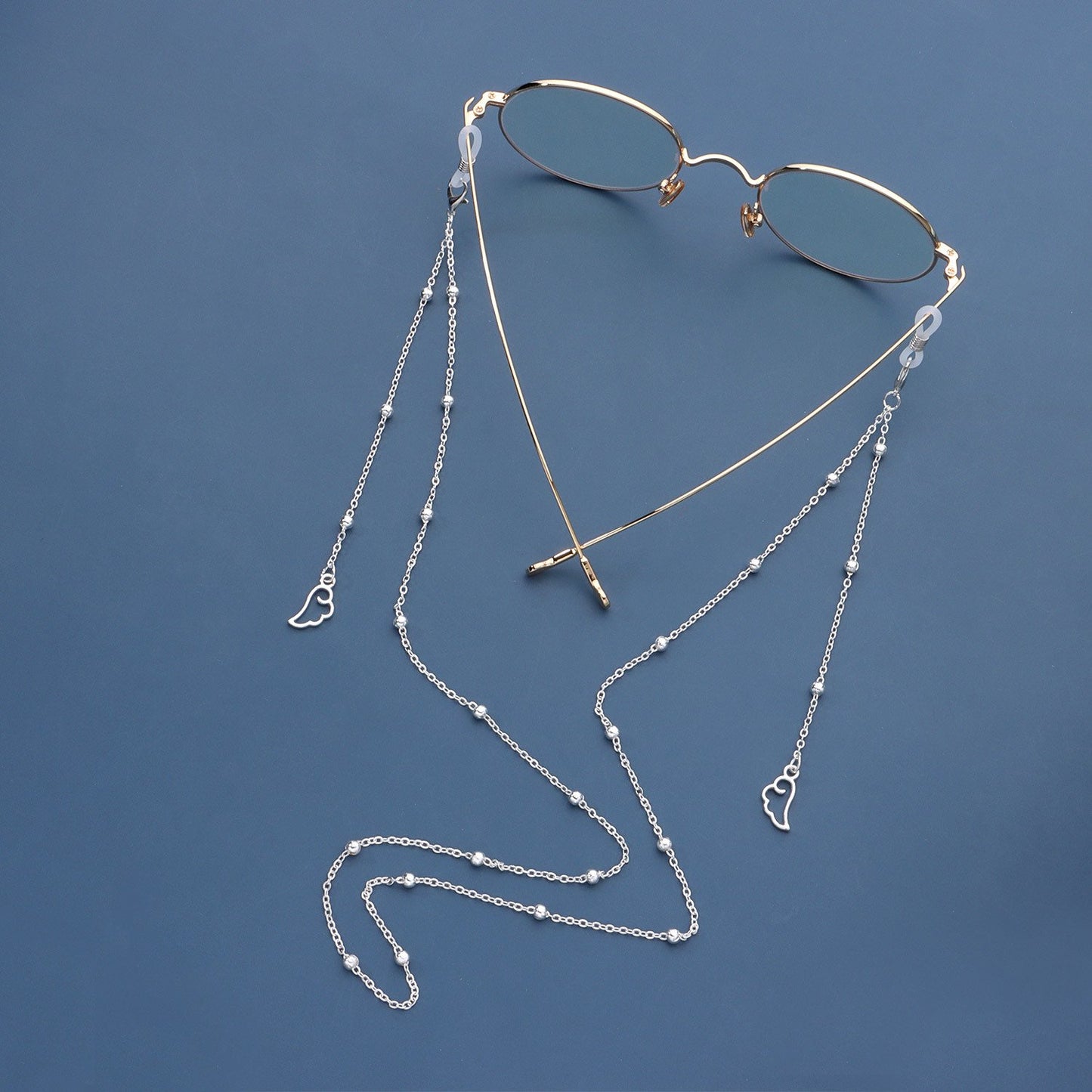 Jewelry Angel Wings Glasses Chain Temperament Beads Chain Mask Mask Fixed Accessories
