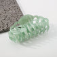 F4336 Acrylic Resin Geometric Fashion Shark Clip Cat's Eye Hollow Collision Colorful Ponytail Hair Claw Clip Female