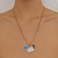 N9815 single-layer snake bone chain necklace cloud Tai Chi gossip drop oil eye necklace simple personality necklace