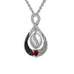 Jewelry Black and White Angel Wings Pendant Necklace Female Niche Summer Fashion Wings Jewelry