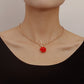 Jewelry Rose French Fresh and Sweet Pendant Necklace Sweater Chain Fashion Niche Design Necklace