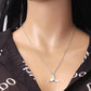 Diamond-encrusted mermaid ins light luxury necklace high-end temperament sweater chain fashion simple girly necklace