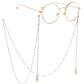 Wings with the same style of glasses hanging chain pearl chain multi-functional double buckle chain fashion sunglasses chain decorative glasses
