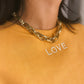Jewelry personality hip-hop punk thick chain multi-ring trend necklace creative twist chain necklace female