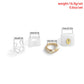Jewelry Irregular Shaped Acrylic Set Ring Fashion Sweet Cool Chain Open Hand Jewelry Female