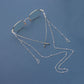 Jewelry Angel Wings Glasses Chain Temperament Ball Chain Mask Fixed Accessories