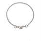 Jewelry Punk Metal Texture Double Key Chain Necklace Hip-Hop Trend Chain Men's and Women's Necklace