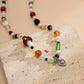 Jewelry Niche Design Sense Imitation Pearl Beaded Necklace Simple Versatile Glass Mushroom Necklace Women
