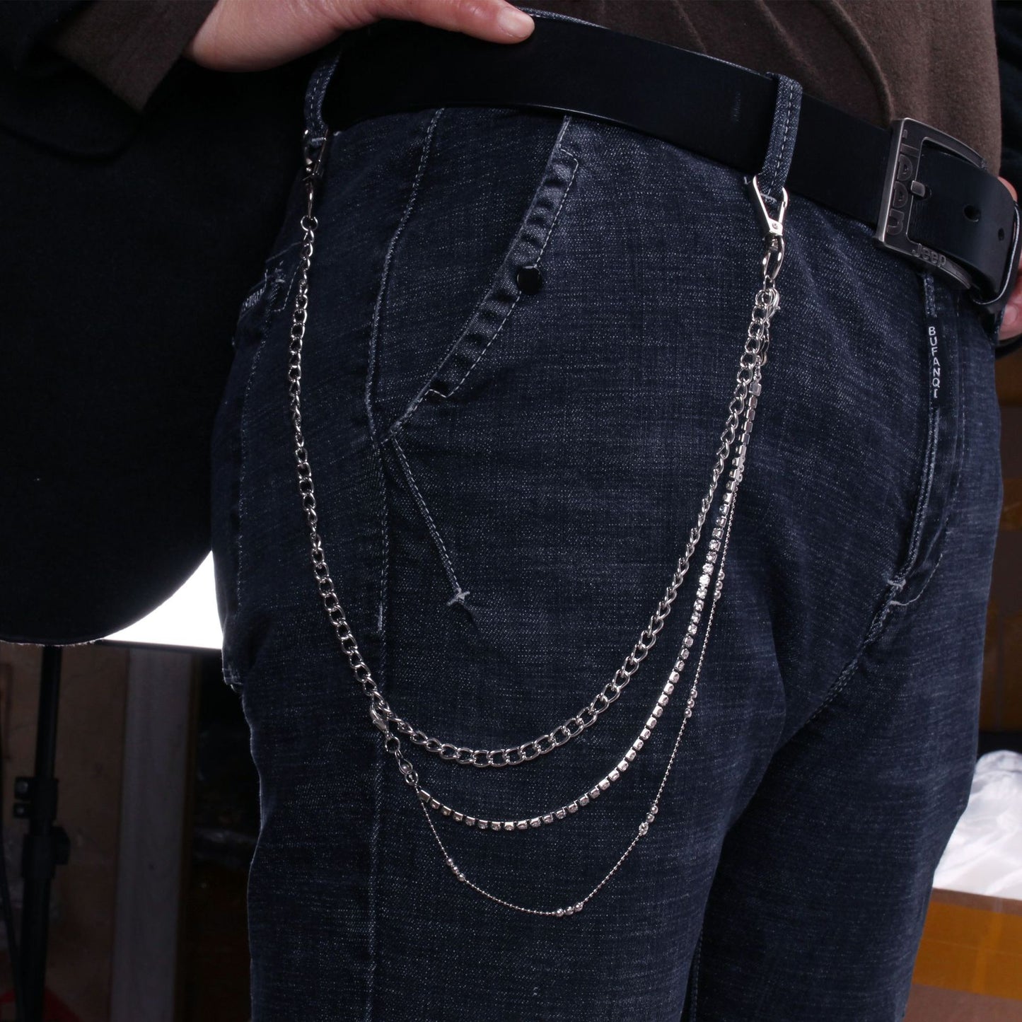 Belt female punk jk accessories chain pants chain belt female cool ins with short skirt decoration jeans pants chain