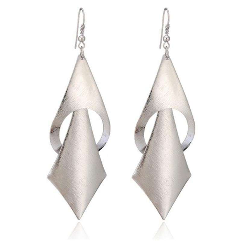 Baroque Indian frosted face ladies star earrings with personality tie-shaped all-match earrings