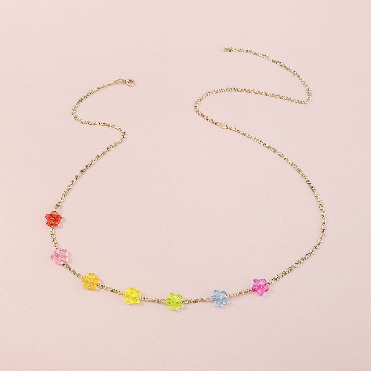 C369 spring and summer sexy flower geometric waist chain fashion single layer beach personality casual body chain female