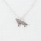 Fashion Trend Jewelry Simple Wolf Pendant Necklace Hot Style