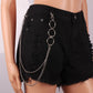 Ins punk retro double-layer metal trouser chain men and women with the same style trend hip-hop ring decoration all-match accessories chain