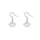 Jewelry creative pet dog paw dog print earrings female earrings cute animal paw earrings