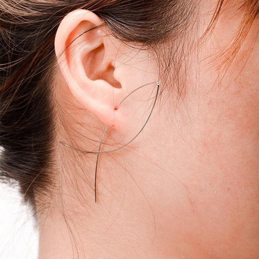 Jewelry Fashion Simple Abstract Art Fishing Line Earrings Earrings Earrings